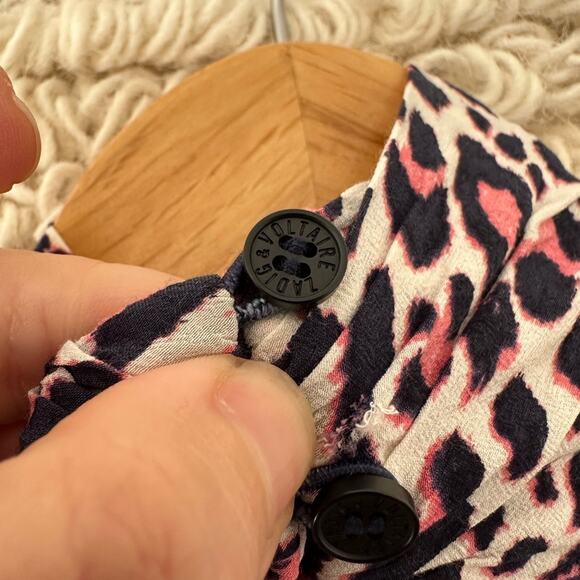 Zadig & Voltaire Leopard High Neck Dress - Picture 7 of 9